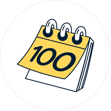 100 Days Warranty